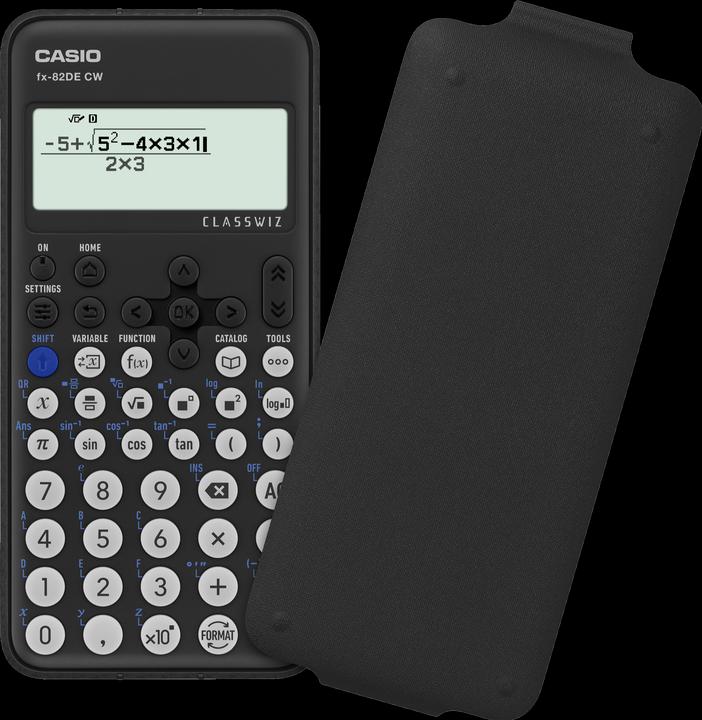 Actual product image Casio FX-82DE CW (Batteries)
