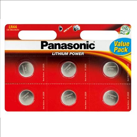 Produktbild Panasonic Micro Alkali LR44 (6 Stk., LR44)