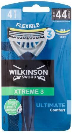 Wilkinson Xtreme 3 For Men Ultimate Comfort with Aloe Vera Disposable Razors 4 Count