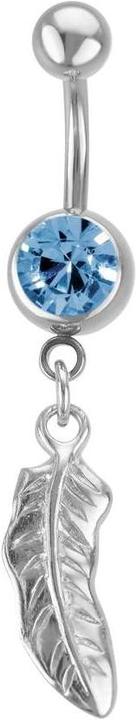 Actual product image Bijouteria Bellypiercing (Brass, Surgical steel, Crystal)