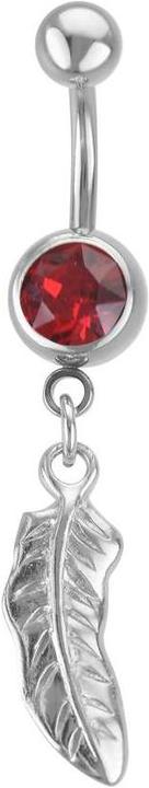 Actual product image Bijouteria Bellypiercing (Brass, Surgical steel, Crystal)