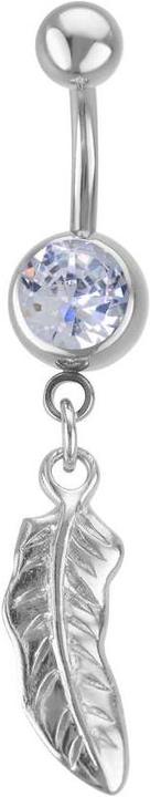 Bijouteria Bauchpiercing (Messing, Chirurgenstahl, Kristall)