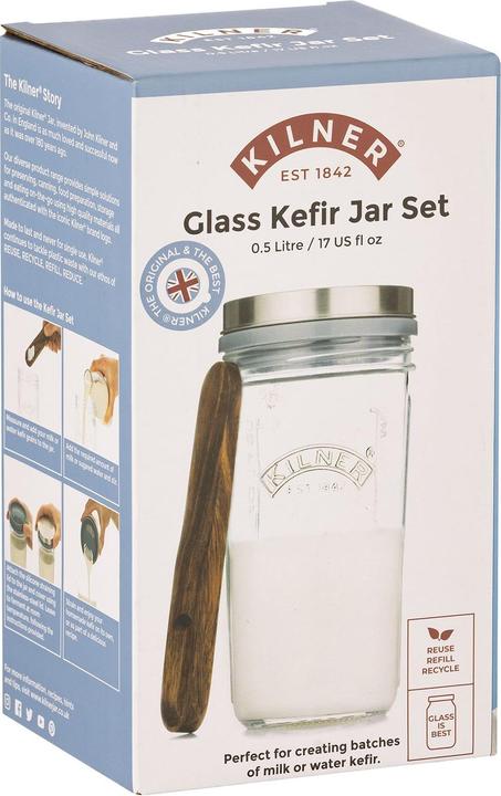 Image du produit Kilner Kit fermenteur pour kéfir 0.5 l (1 pcs, 0.50 l)