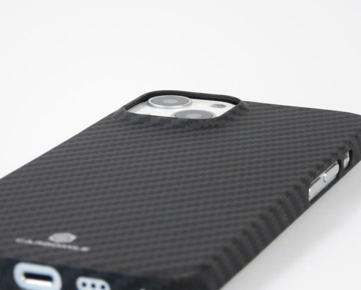 Produktbild Carbomile Hülle Schutzcase aus echtem Aramid Carbonfaser (Apple iPhone 15)