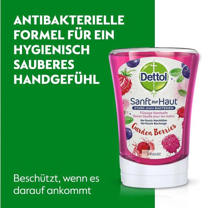 Produktbild Dettol No Touch (Flüssigseife, Handseife Nachfüllpackung, 250 ml)