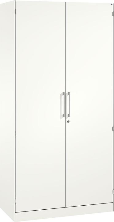 Actual product image C+P CP steel cabinet C 3000 Asisto 141002-000+141002-710 traffic white 100.0 x 43.5 x 198.0 cm (198 x 100 x 43.5 cm)