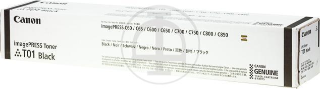 Produktbild Canon Toner schwarz T01 ImagePress C750 56'000 S. (BK)