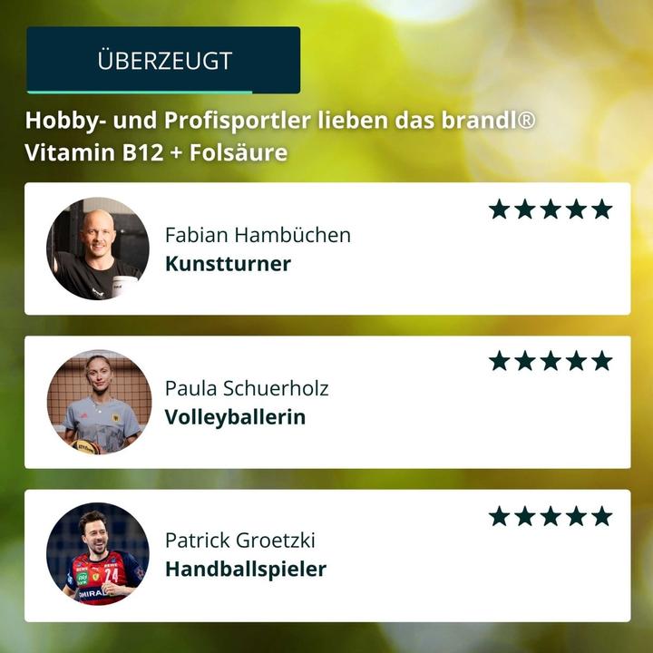 Produktbild Brandl-Nutrition Vitamin B12 Folsäure (1 Stück, Kapseln, 45 g)