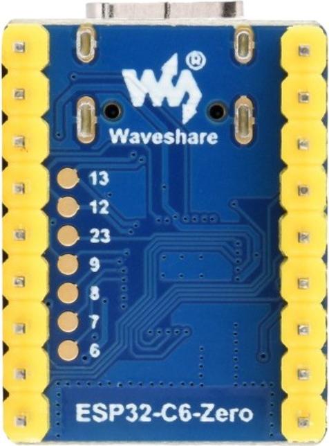 Image du produit WaveShare Carte de développement ESP32-C6 Zero Mini avec en-têtes