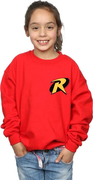Immagine prodotto Batman Robin Logo Felpa Ragazze (128)