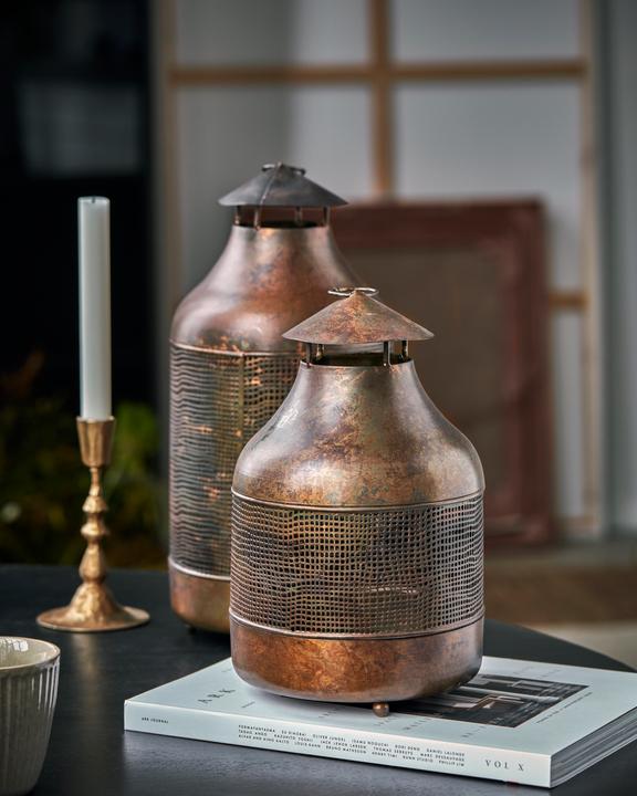 Actual product image House Doctor Lantern, HDNett, antique brown (27 x 17 cm, 1 x)