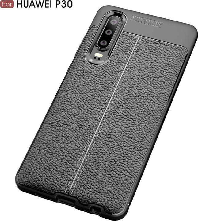 Produktbild Screenguard Huawei P30 Hülle Leather Design TPU Cover (Huawei P30)