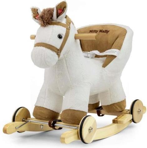 Mally Rocking horse Polly white