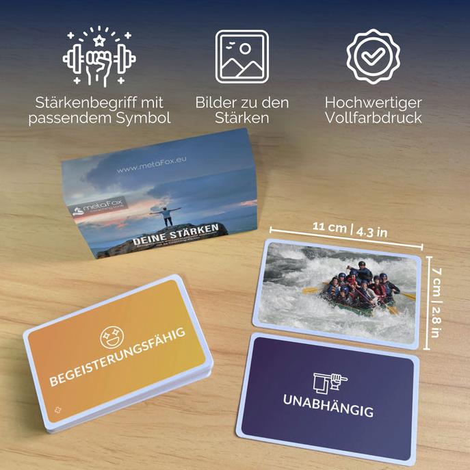 Image du produit Metafox 52 cartes de coaching Vos points forts en allemand (Allemand)