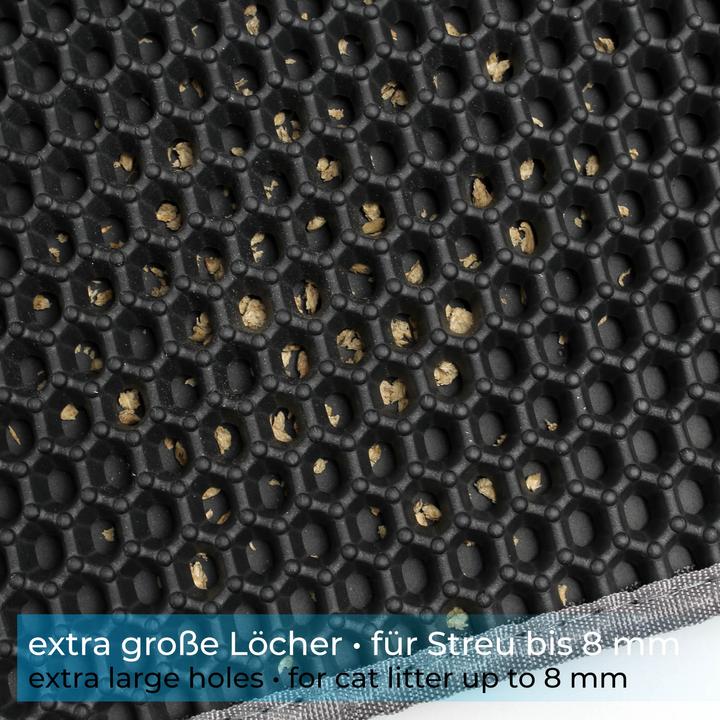 Image du produit Wiltec Fudajo Tapis de litière 76x61cm Tapis de litière pour litière de chat Tapis de réception
