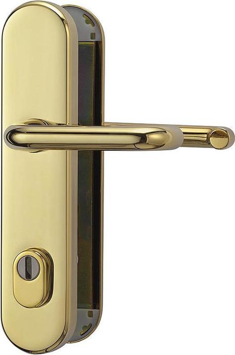 Abus KLZS714 MS EK Schutzbeschlag rund DG, messing (Türschildgarnitur)