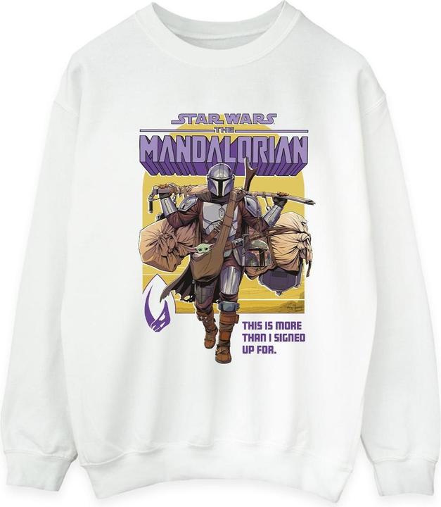 Star Wars The Mandalorian More Than I Signed Up For Sweatshirt (XL)