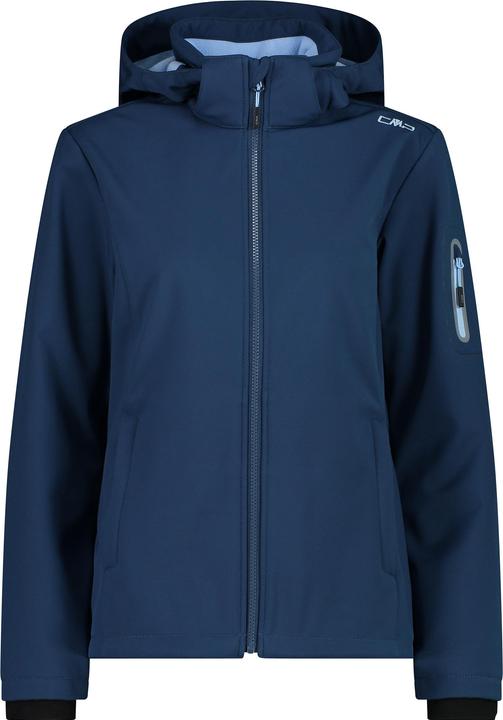 Produktbild CMP Campagnolo Women's Softshell Jacket Zip Hood (34, XXS)
