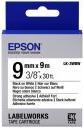 Actual product image Epson Label Cassette Lk-3wbw (0.90 cm, Black)