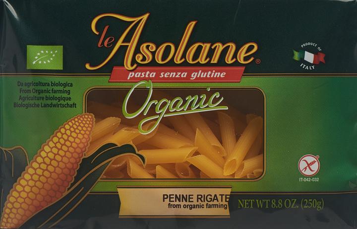 Actual product image Le Asolane Penne corn pasta gluten free (250 g)