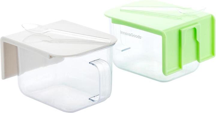 Image du produit InnovaGoods 2x récipient de cuisine autocollant (0.42 l)
