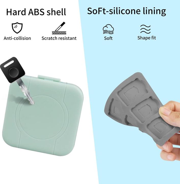 Produktbild Only-Bags.Store 12 In 1 Switch Game Card Case Storage Box für Switch Silikon Spiel Halter tragen Lagerung Fall Box