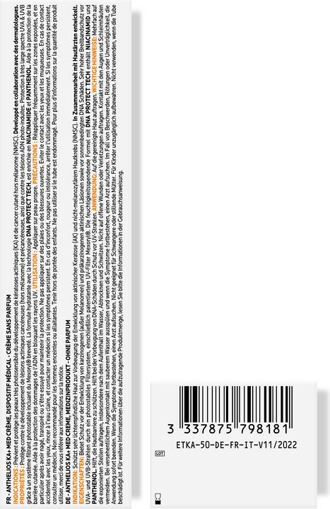 Produktbild La Roche Posay Anthelios 100 KA+ (Sonnencreme, SPF 50+, 50 ml, 81 g)