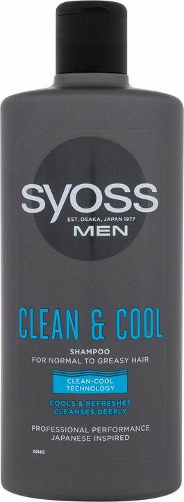 Syoss Men Clean & Cool (440 ml, Flüssiges Shampoo)