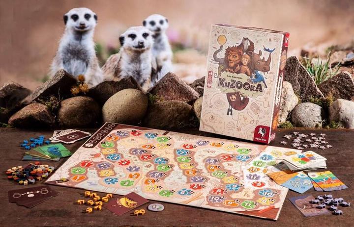 Actual product image Pegasus 51230G - KuZOOka, board game, for 2-6 players, from 9 years (DE/EN edition) (English)