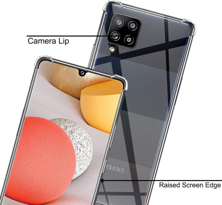 Produktbild Screenguard Samsung Galaxy A42 5G Hülle Crystal Soft Airbag Bumper (Samsung Galaxy A42 5G)
