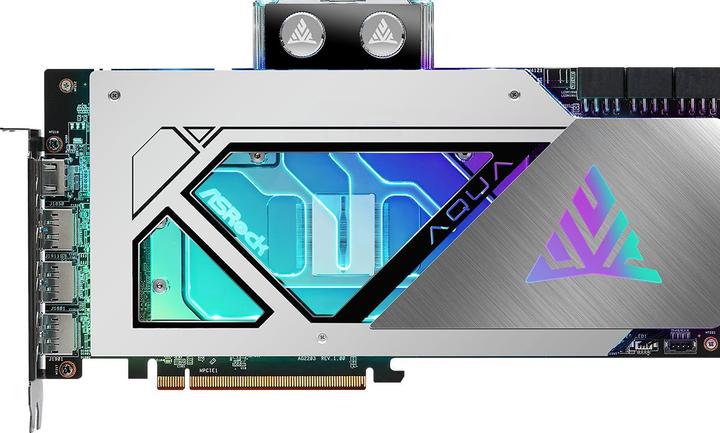 Image du produit AsRock Carte graphique Radeon RX 7900 XTX Aqua OC - 24 Go GDDR6, HDMI, 3x DP (24 Go)