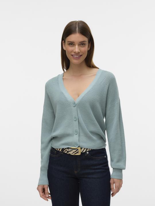 Actual product image Vero Moda Vmnewlexsun Ls Short V-Neck Car Ga Noos (XL)