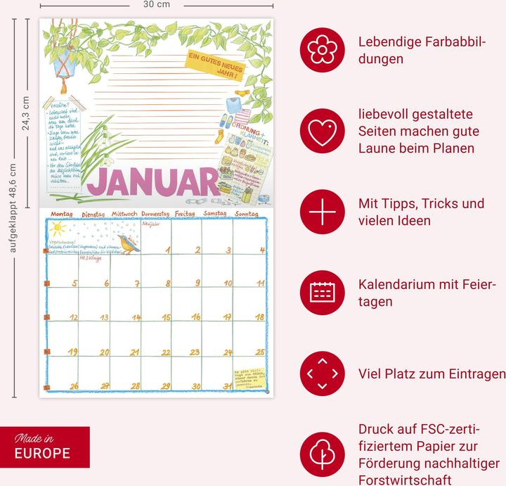 Produktbild Gabi Kohwagner Mein persönlicher Kalender 2026 (Harter Einband, Deutsch)