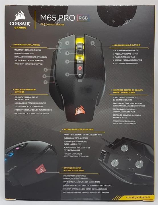 Produktbild Corsair M65 Pro RGB (Kabelgebunden)