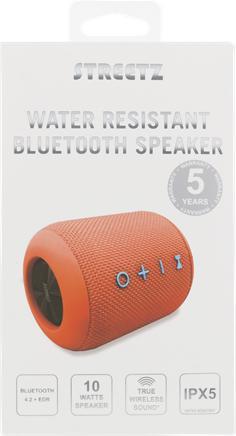 Produktbild Streetz Waterproof Bluetooth Speaker CM757 (Orange) TWS, 2x5W, IPX5 (18 h, Stromversorgung über USB)