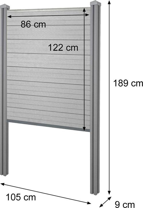 Actual product image MCW Savoie-WPC-B (105 cm)