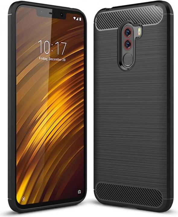 Image du produit Screenguard Xiaomi POCOPHONE F1 Housse Carbon Brushed Soft TPU (Xiaomi Pocophone F1)