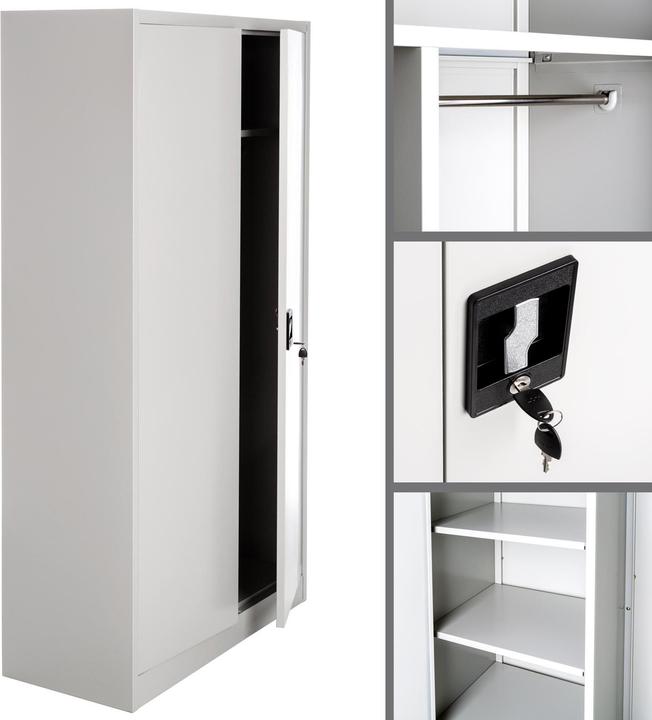 Immagine prodotto tectake Armadio (80 x 40 x 180 cm)