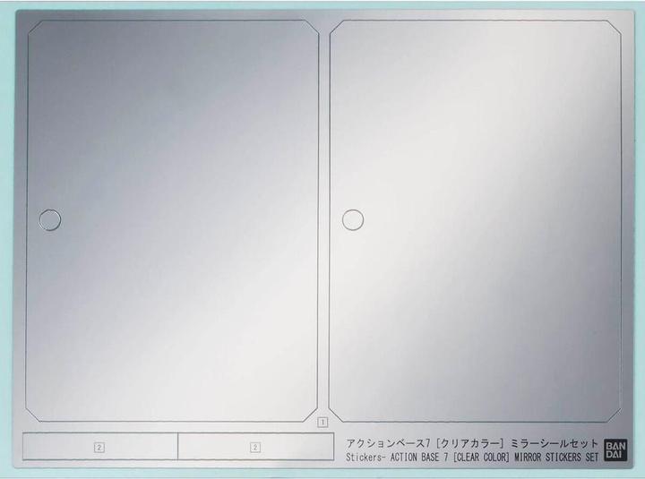 Image du produit Bandai GUNDAM - Action Base 7 (Clear Color) Mirror Stickers Set - Kit modèle