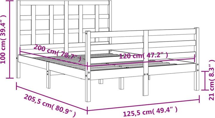 Image du produit VidaXL Azura (120 x 200 cm)