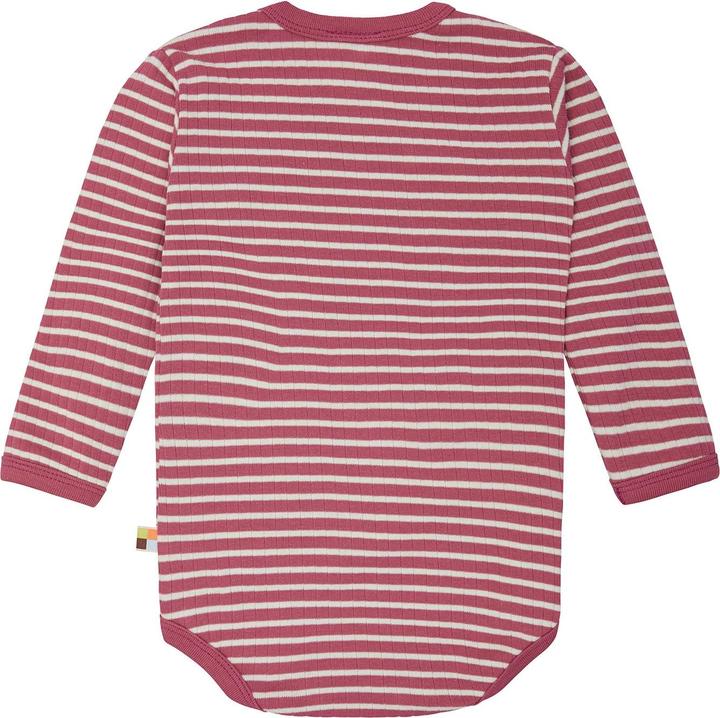Actual product image loud + proud Wrap-around body long sleeve striped with rib (80)