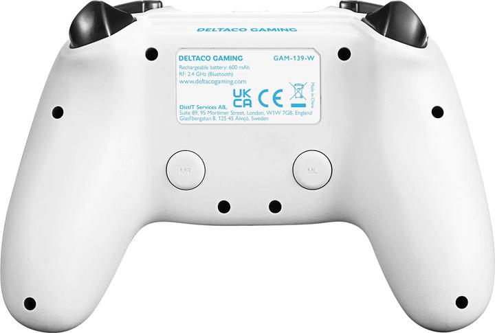 Image du produit Deltaco Gaming Wireless PS4 & PC Controller (Android, PS4, PC)