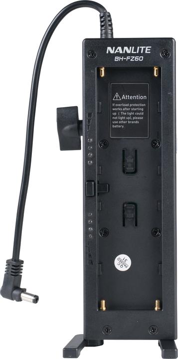 Image du produit Nanlite Support de batterie NP-F pour Forza 60/60B (Poignée d'alimentation)
