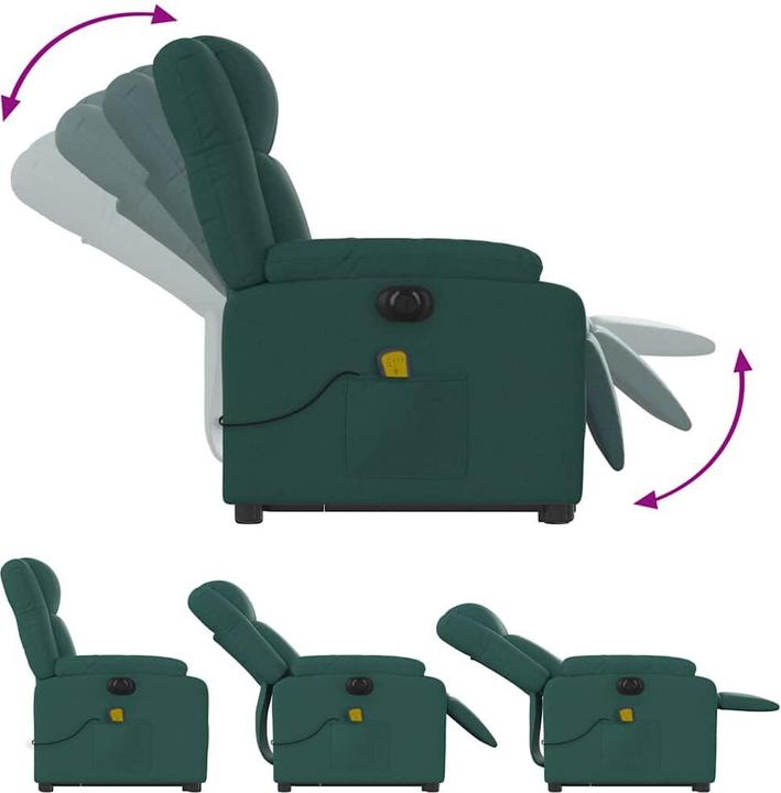 Produktbild VidaXL Elektrischer Massagesessel mit Aufstehhilfe Stoff
