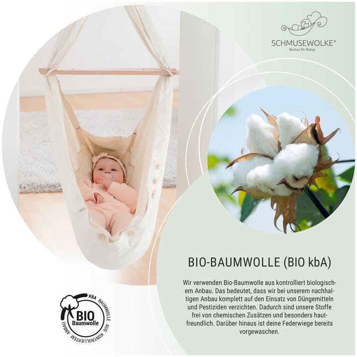 Produktbild Schmusewolke Türklammer mit Bio Federwiege