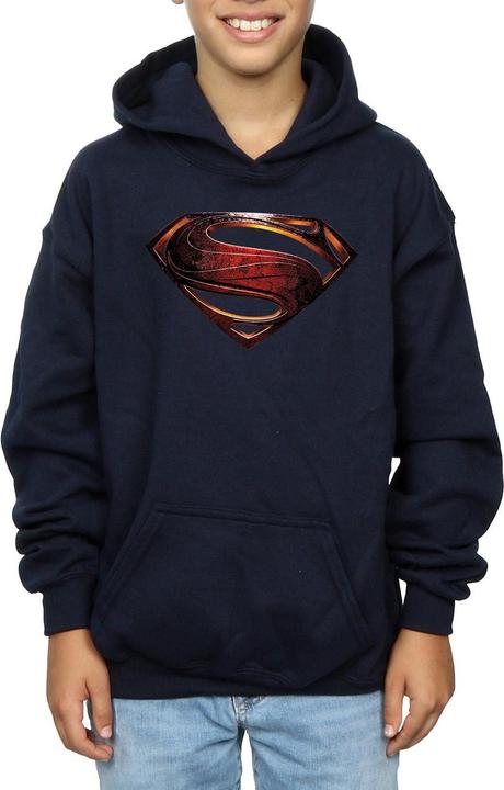 Immagine prodotto Justice League Movie Superman Emblem Felpa con Cappuccio Ragazzi (116)