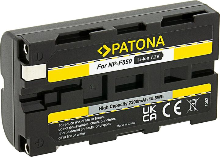 Actual product image Patona battery f. Sony NP-F550 (Camera battery)