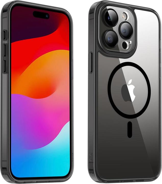 Valenta Back Cover Trend iPhone 15 Pro Max Schwarz (Apple iPhone 15 Pro Max)