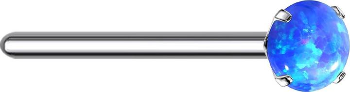 Immagine prodotto Star Piercing Perno nasale in argento opale blu incastonato (Titanio G23, senza ottone)