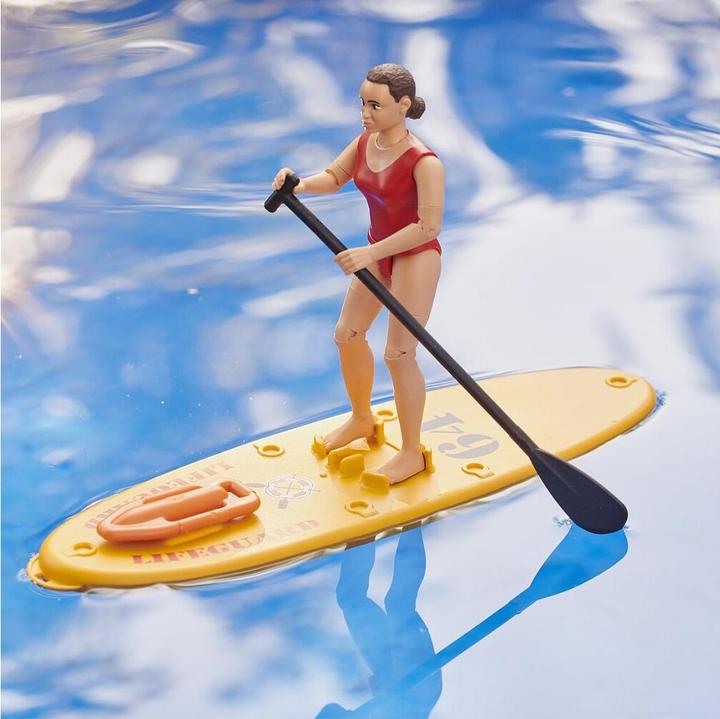 Actual product image Bruder bworld Life Guard with Stand Up Paddle